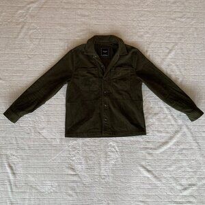 Todd Snyder Moleskin Shop / Chore Shirt Jacket – Olive / Army Green (Men’s L)